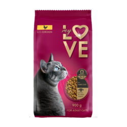 Dry Cat Food with Chicken My Love