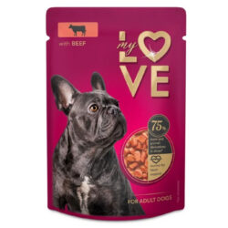 My Love Adult Dog with Beef in gravy