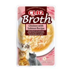 Cat CIAO Broth Chicken with Salmon